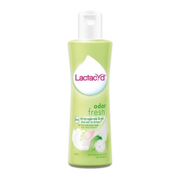 Dung dịch vệ sinh phụ nữ ngày dài tươi mát  Lactacyd Odor Fresh (250ml)